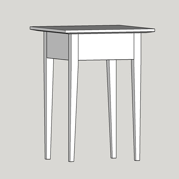 Woodworking Class: Make a Simple Shaker End Table with Tom Calisto (2 Days)