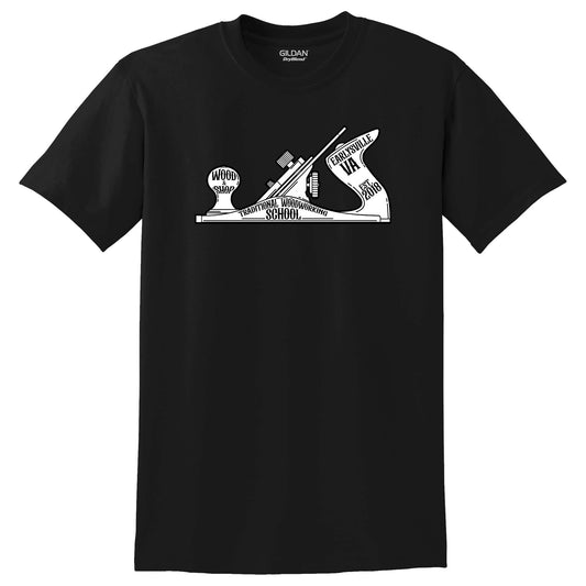 Handplane T-Shirt for the "Wood and Shop Traditional Woodworking School"