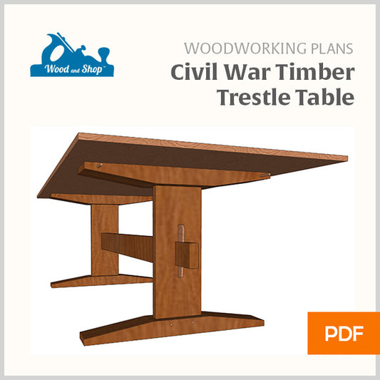 "Civil War Trestle Table" Woodworking Plans