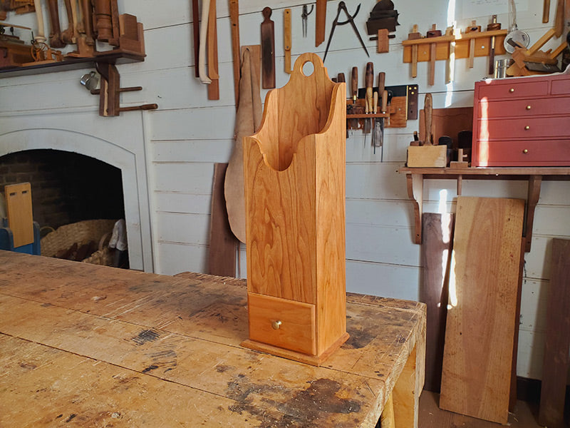 Woodworking Class: 18th Century Colonial Pipe Box Entirely by Hand with Jeremy Tritchler (2 Days)