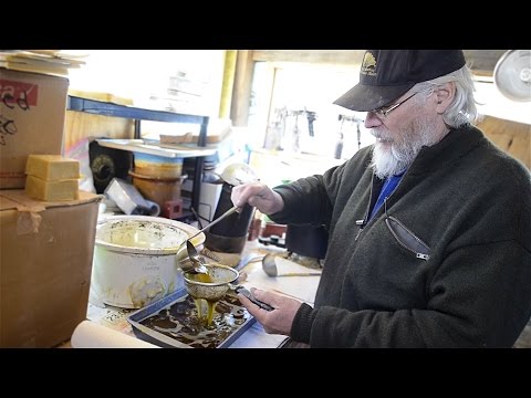 Video of Don Williams off grid timber frame barn woodworking workshop part 2