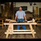 Video of Will Myers setting up the Portable Moravian Workbench in 58 seconds
