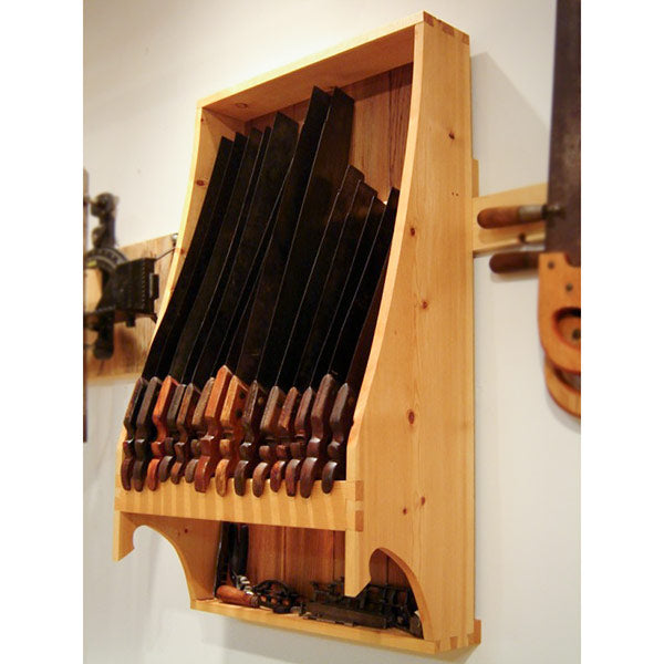 Make a Hand Saw Till class with Tom Calisto row of antique hand saws