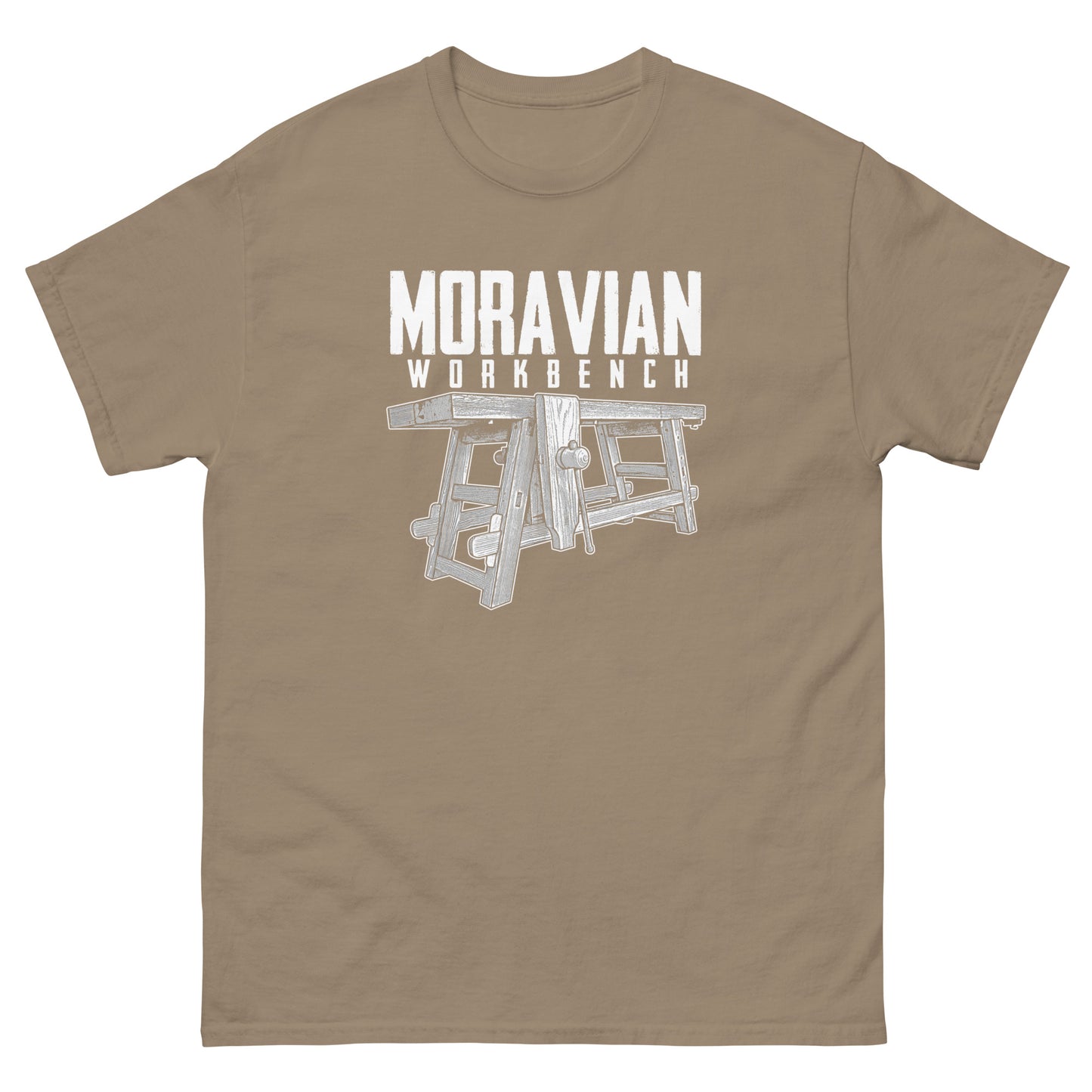 "Moravian Workbench" Woodworking T-Shirt (Multiple Colors)