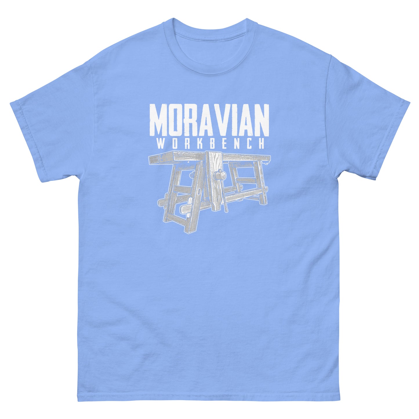 "Moravian Workbench" Woodworking T-Shirt (Multiple Colors)