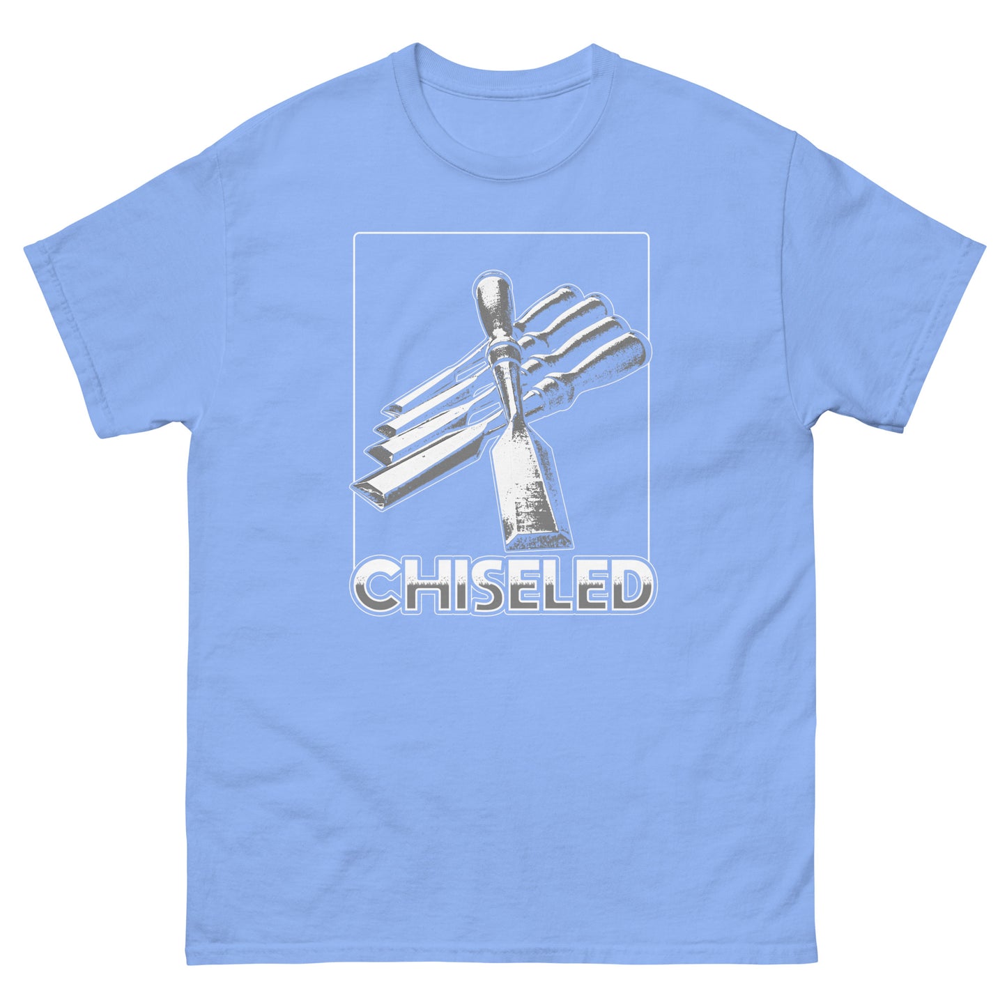 "Chiseled" Woodworking T-Shirt (Multiple Colors)