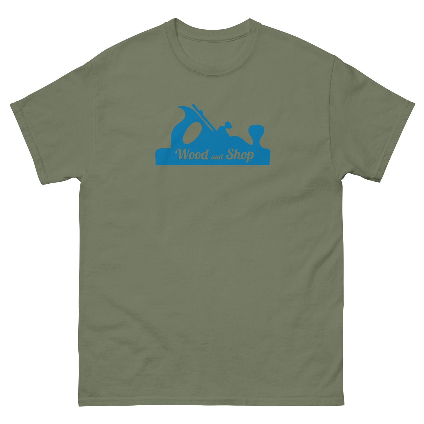 “Wood and Shop” Logo Woodworking Shirt (Multiple Colors)