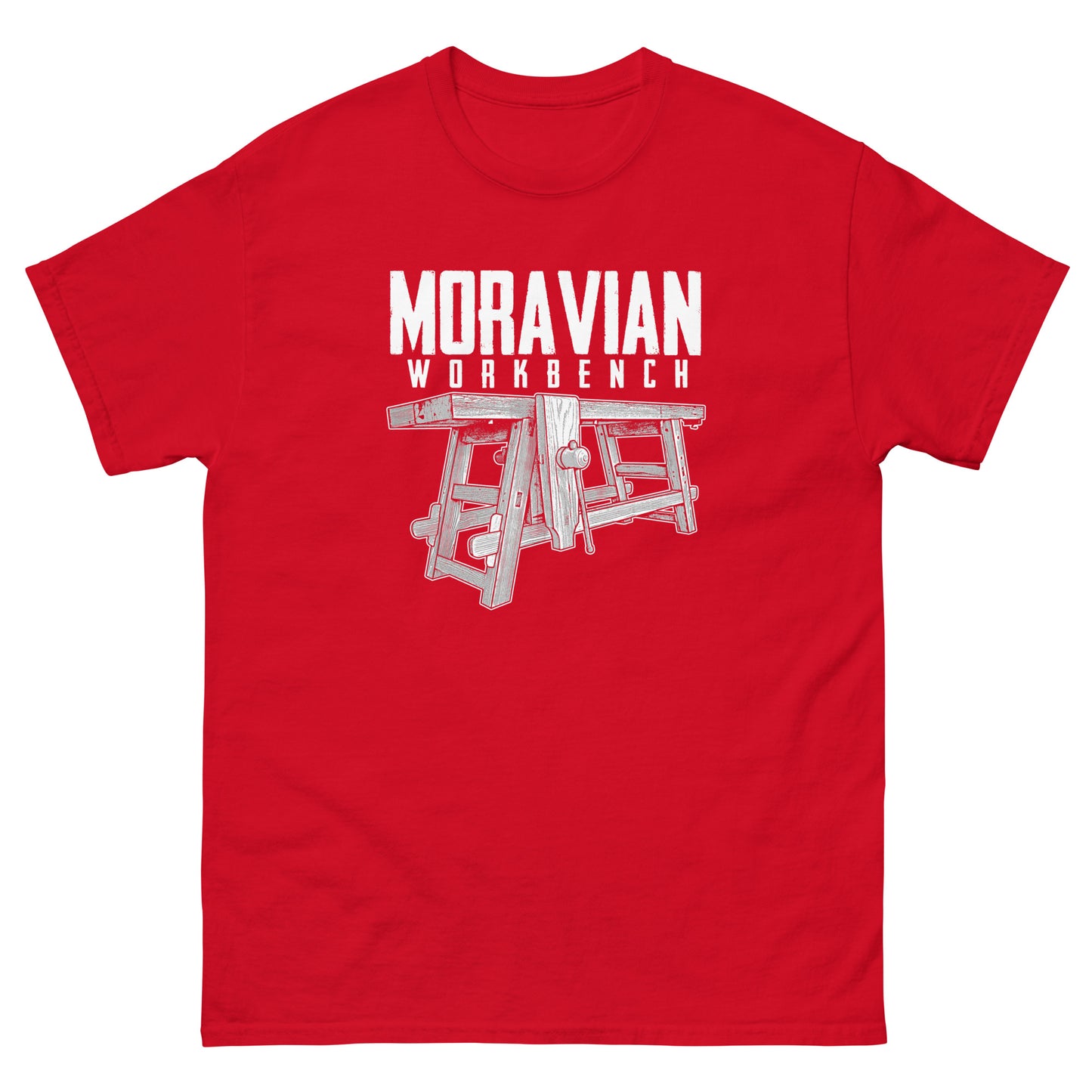 "Moravian Workbench" Woodworking T-Shirt (Multiple Colors)