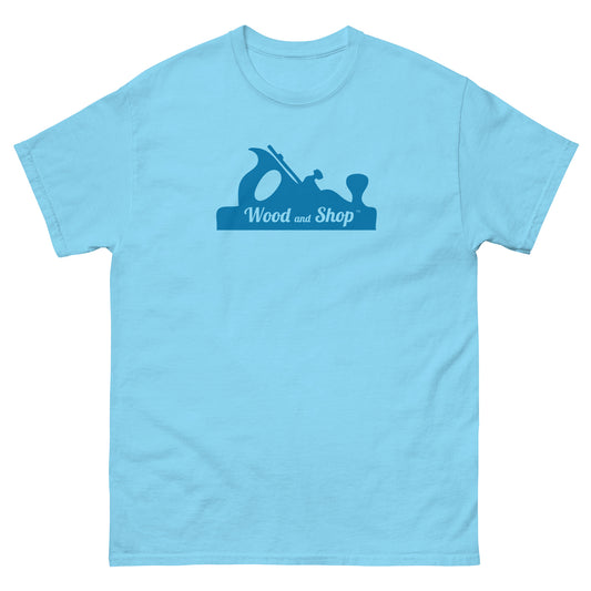 “Wood and Shop” Logo Woodworking Shirt (Multiple Colors)