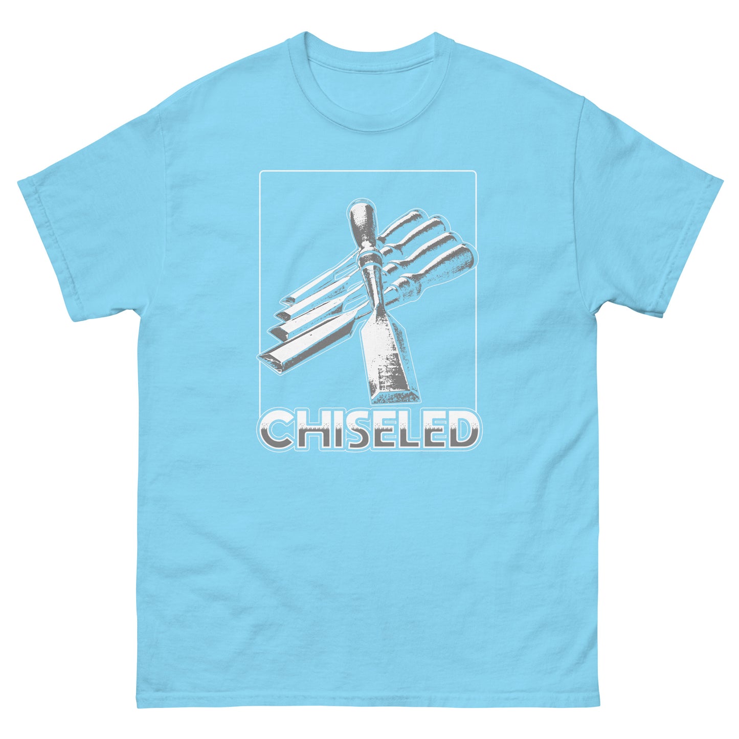 "Chiseled" Woodworking T-Shirt (Multiple Colors)