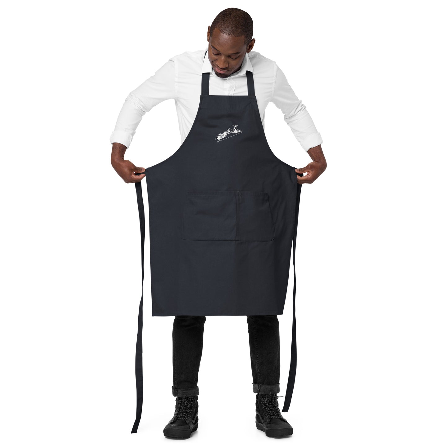 "Handplane" Organic Cotton Woodworking Apron