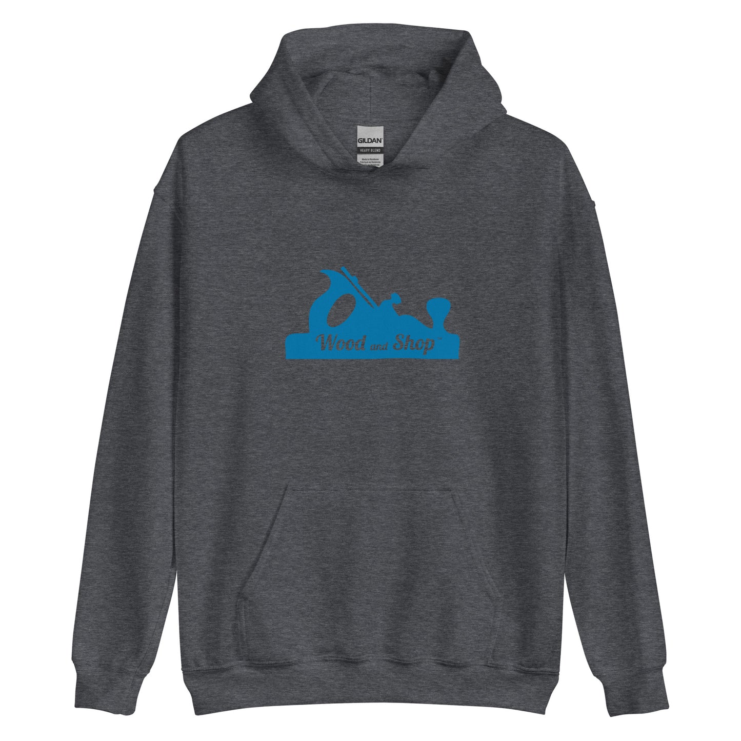 "Wood and Shop" Logo Unisex Hoodie for Woodworkers (Multiple Colors)