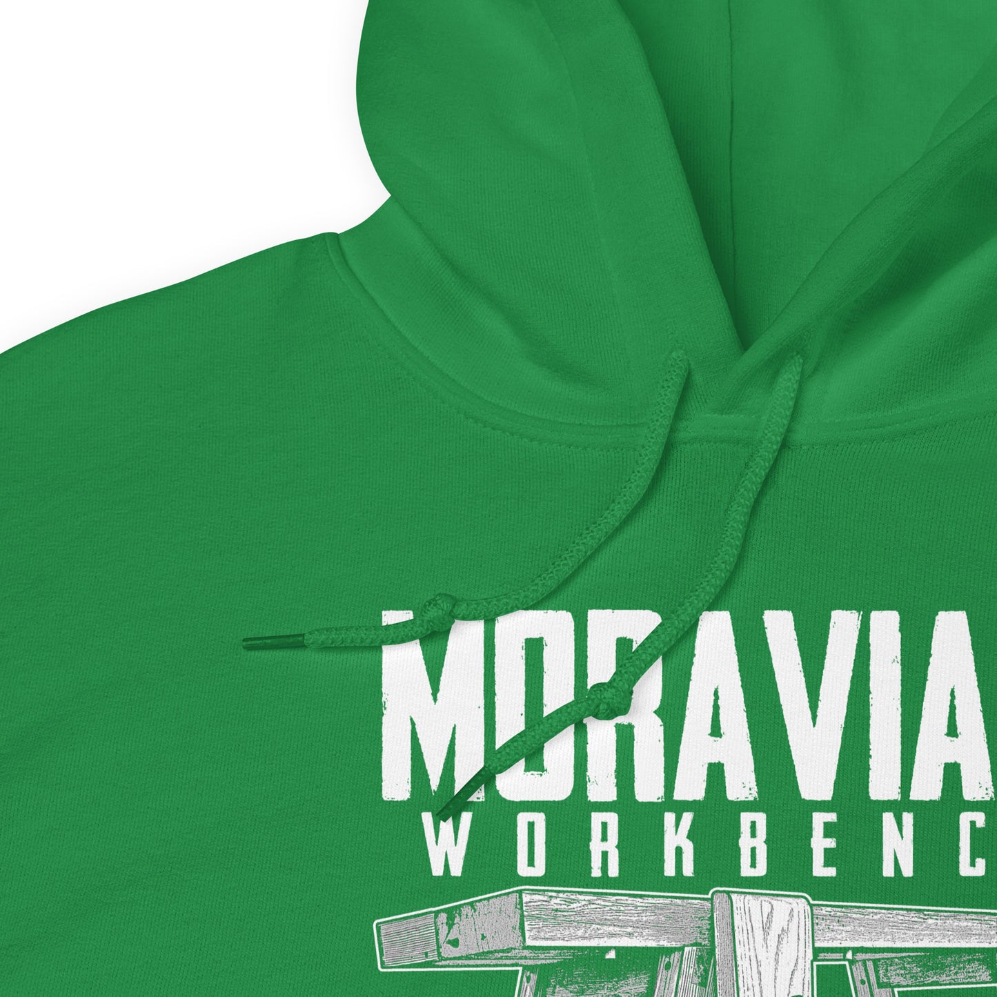 "Moravian Workbench" Unisex Hoodie for Woodworkers (Multiple Colors)