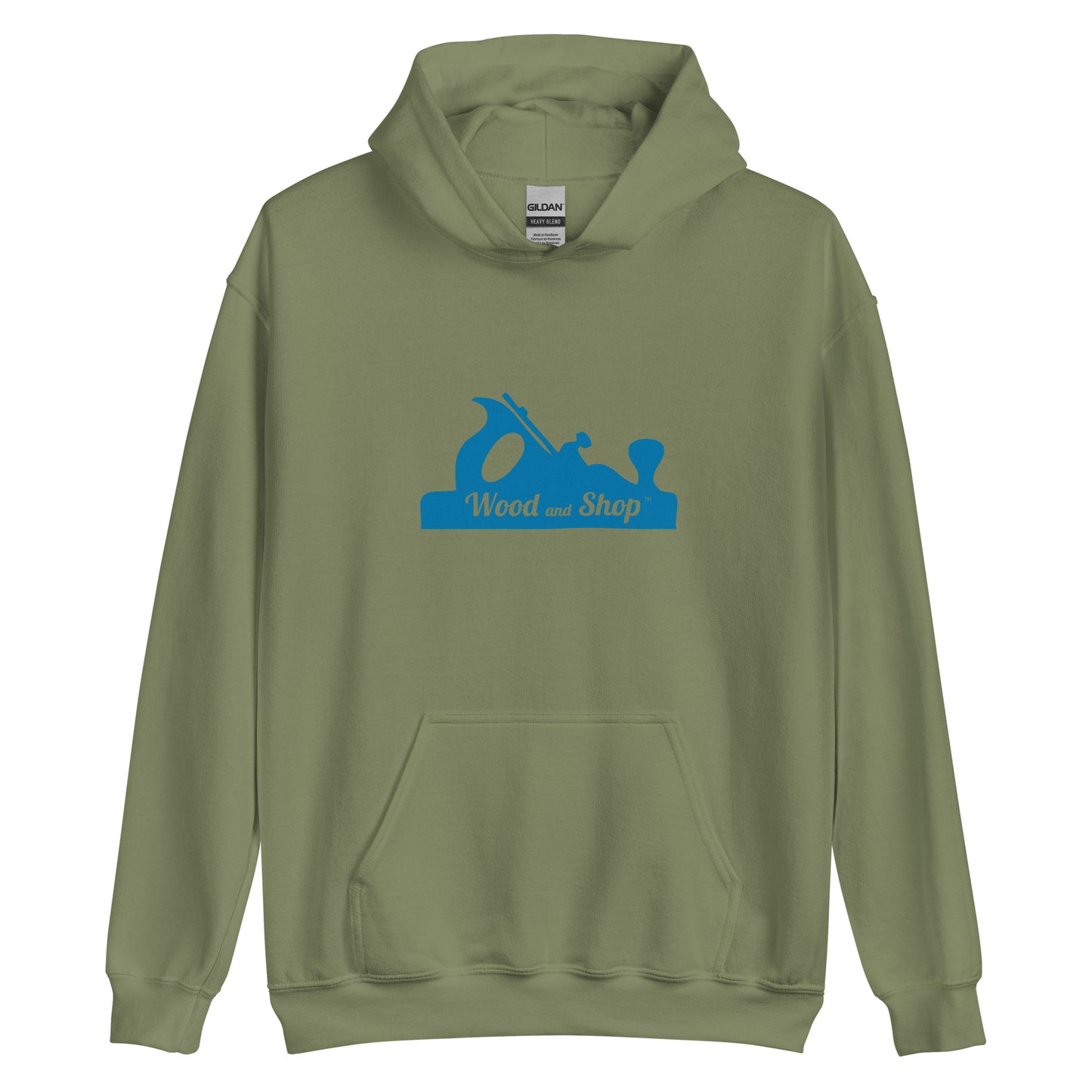 "Wood and Shop" Logo Unisex Hoodie for Woodworkers (Multiple Colors)