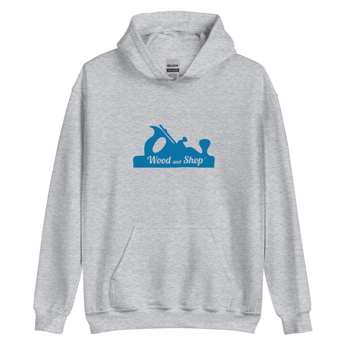 "Wood and Shop" Logo Unisex Hoodie for Woodworkers (Multiple Colors)