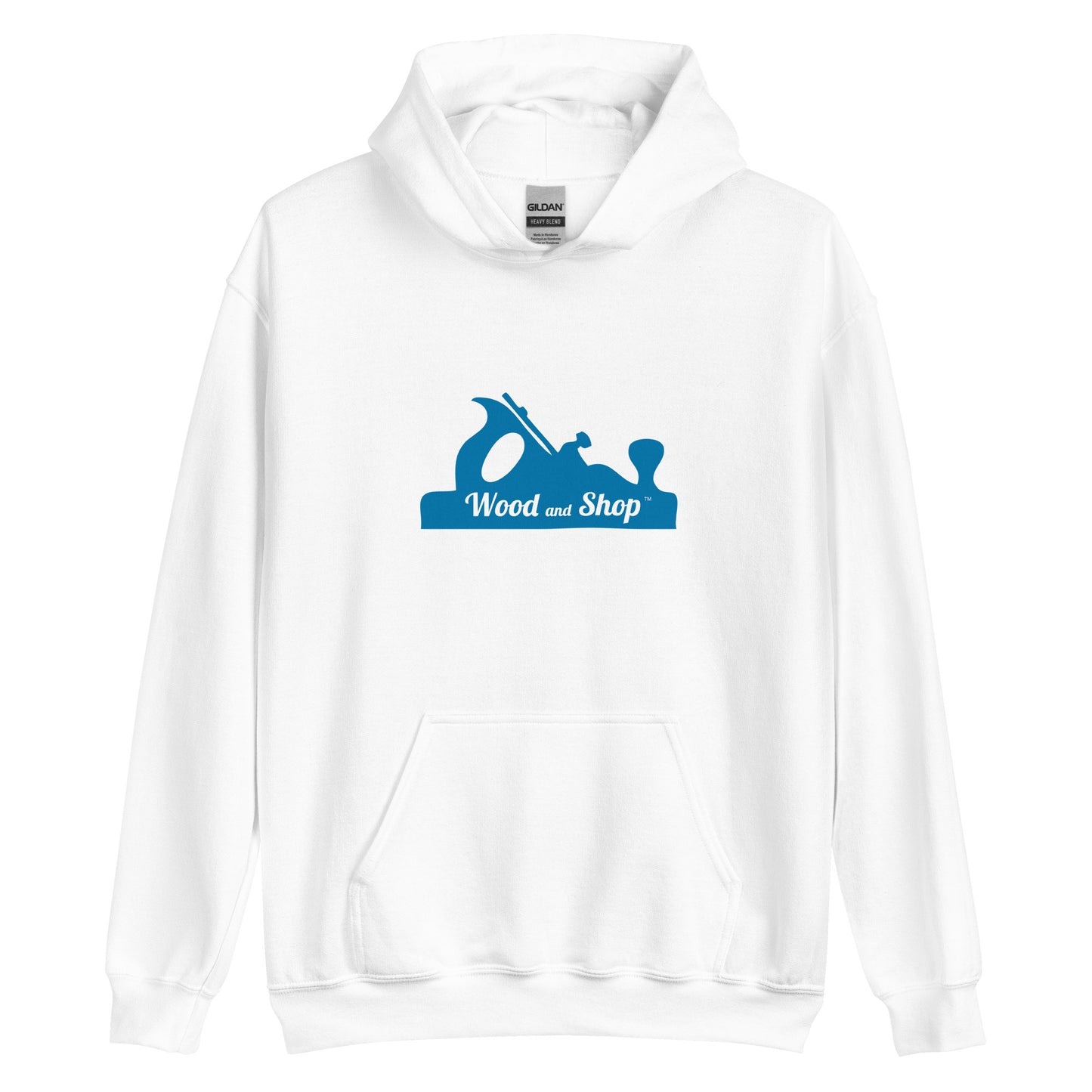 "Wood and Shop" Logo Unisex Hoodie for Woodworkers (Multiple Colors)