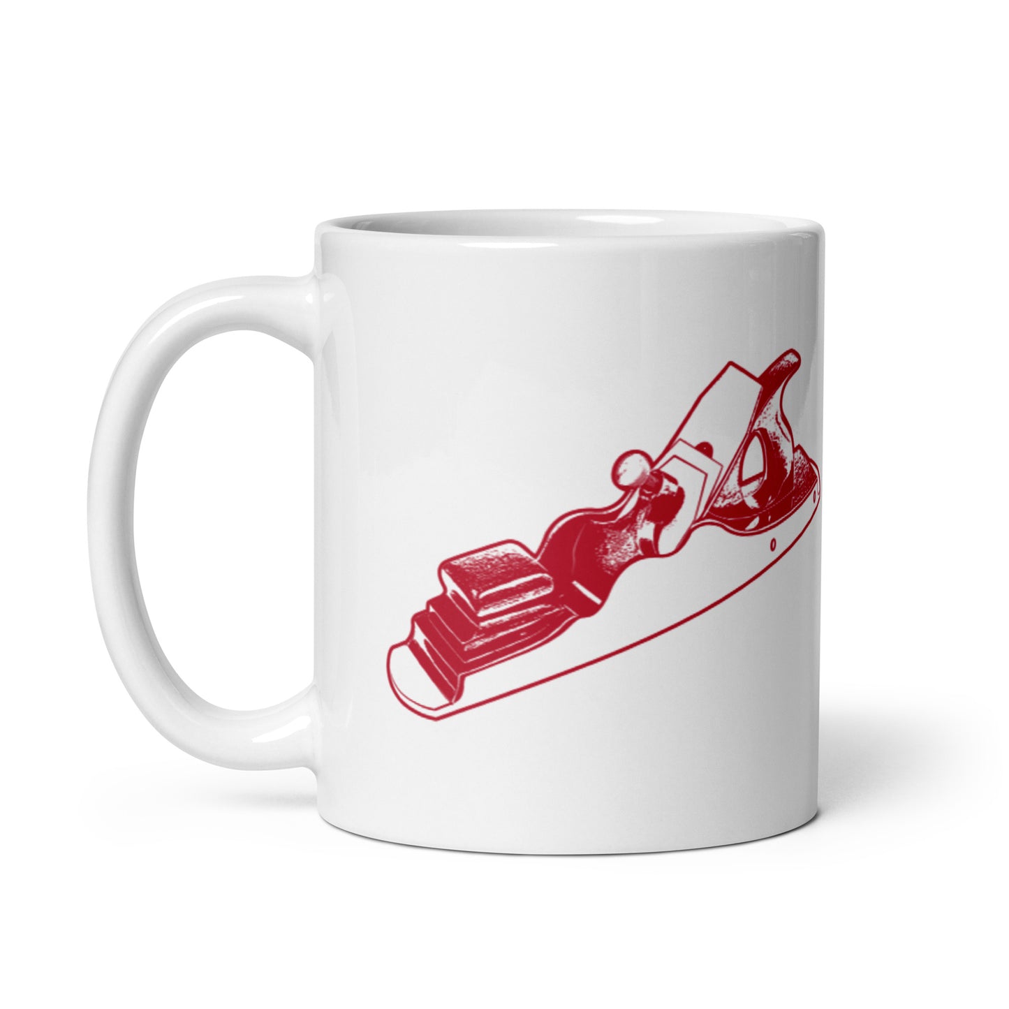 Scottish Infill Plane Woodworking Gift Mug (Red)