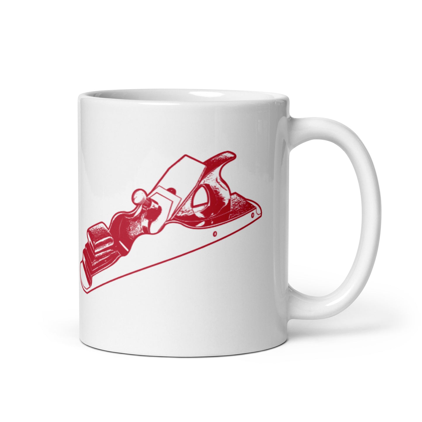 Scottish Infill Plane Woodworking Gift Mug (Red)