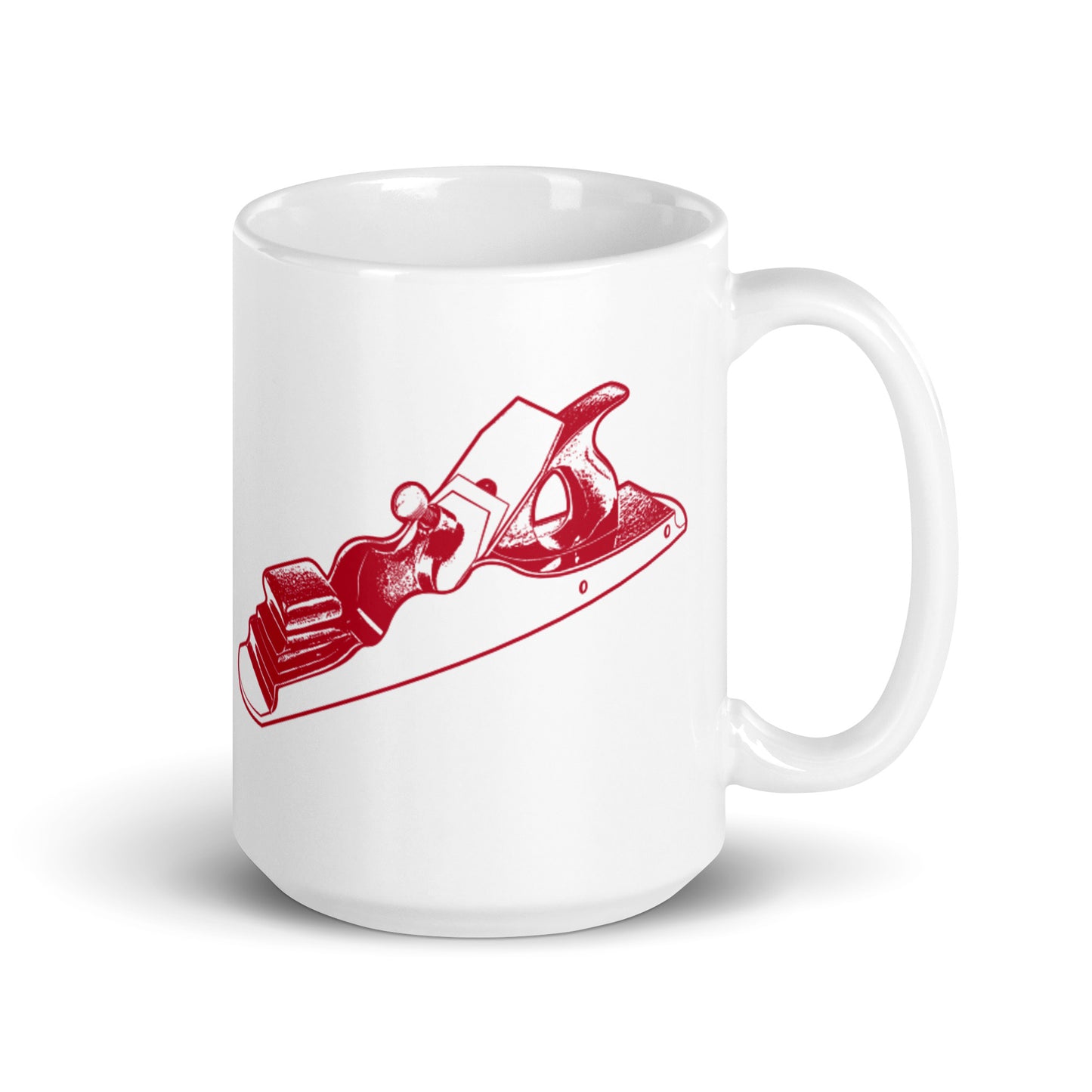 Scottish Infill Plane Woodworking Gift Mug (Red)