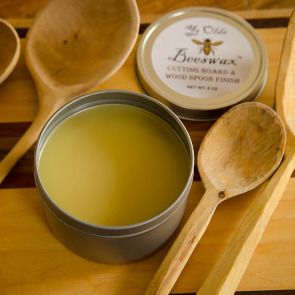 Beeswax Cutting Board & Wood Spoon Finish