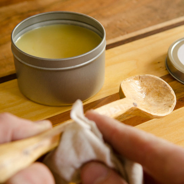 Beeswax Cutting Board & Wood Spoon Finish