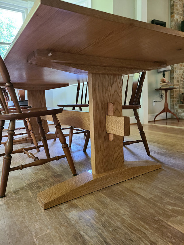 "Civil War Timber Trestle Table" Woodworking Plans