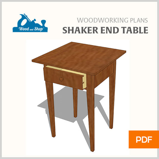 "Shaker End Table" Woodworking Plan
