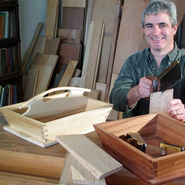 Woodworking Class: Make a Compound Dovetail Tool Tote with Tom Calisto (2 Days)