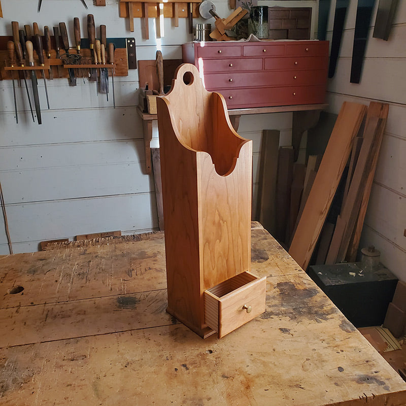 Woodworking Class: 18th Century Colonial Pipe Box Entirely by Hand wit ...
