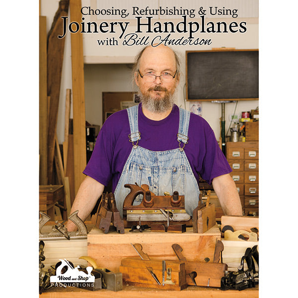 Joinery planes DVD cover with Bill Anderson