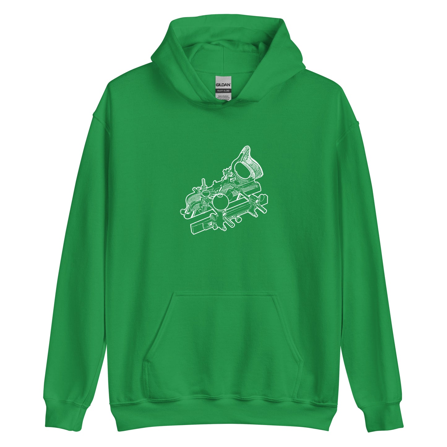 "Stanley 45 Combination Plane" Unisex Hoodie for Woodworkers (Multiple Colors)