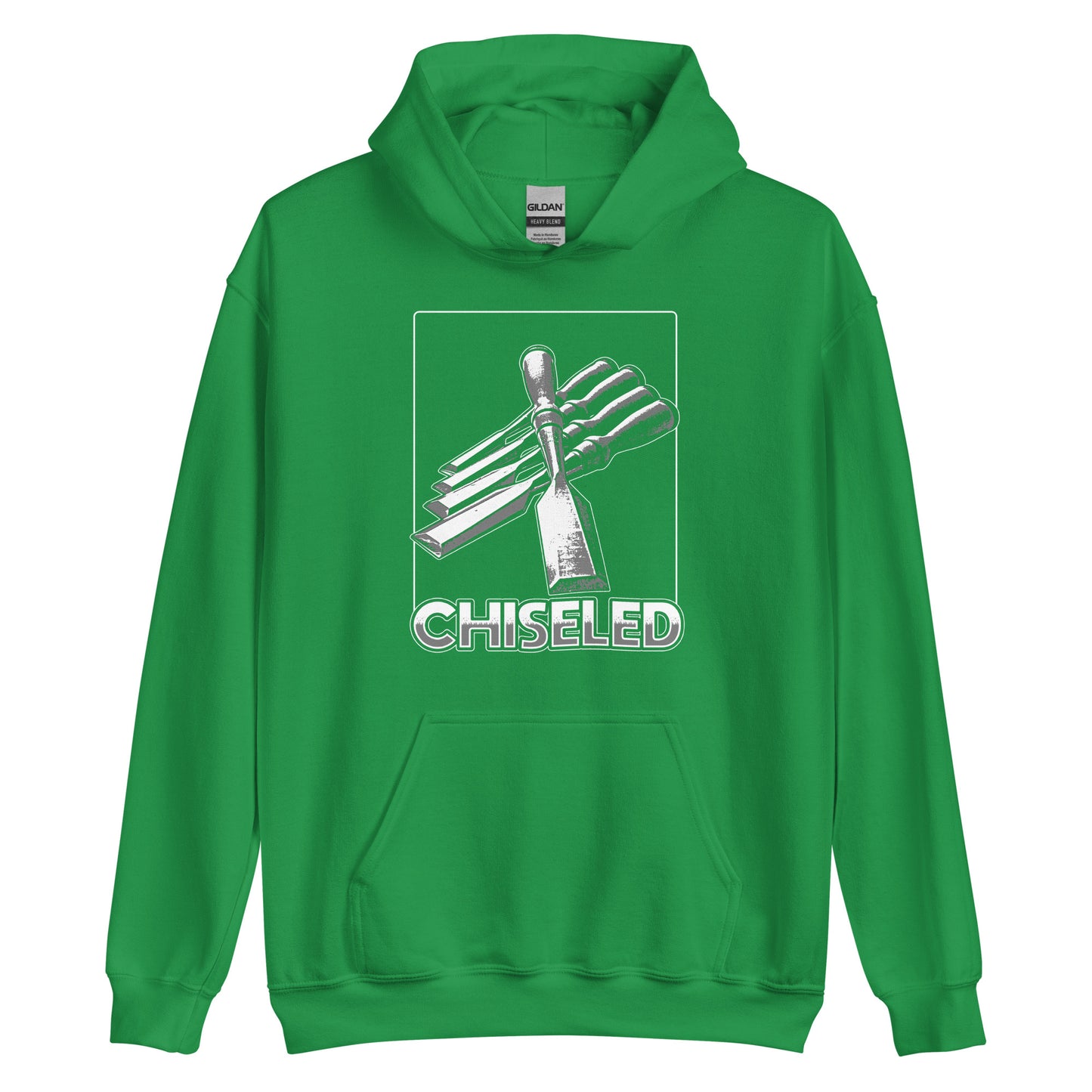 "Chiseled" Unisex Hoodie for Woodworkers (Multiple Colors)