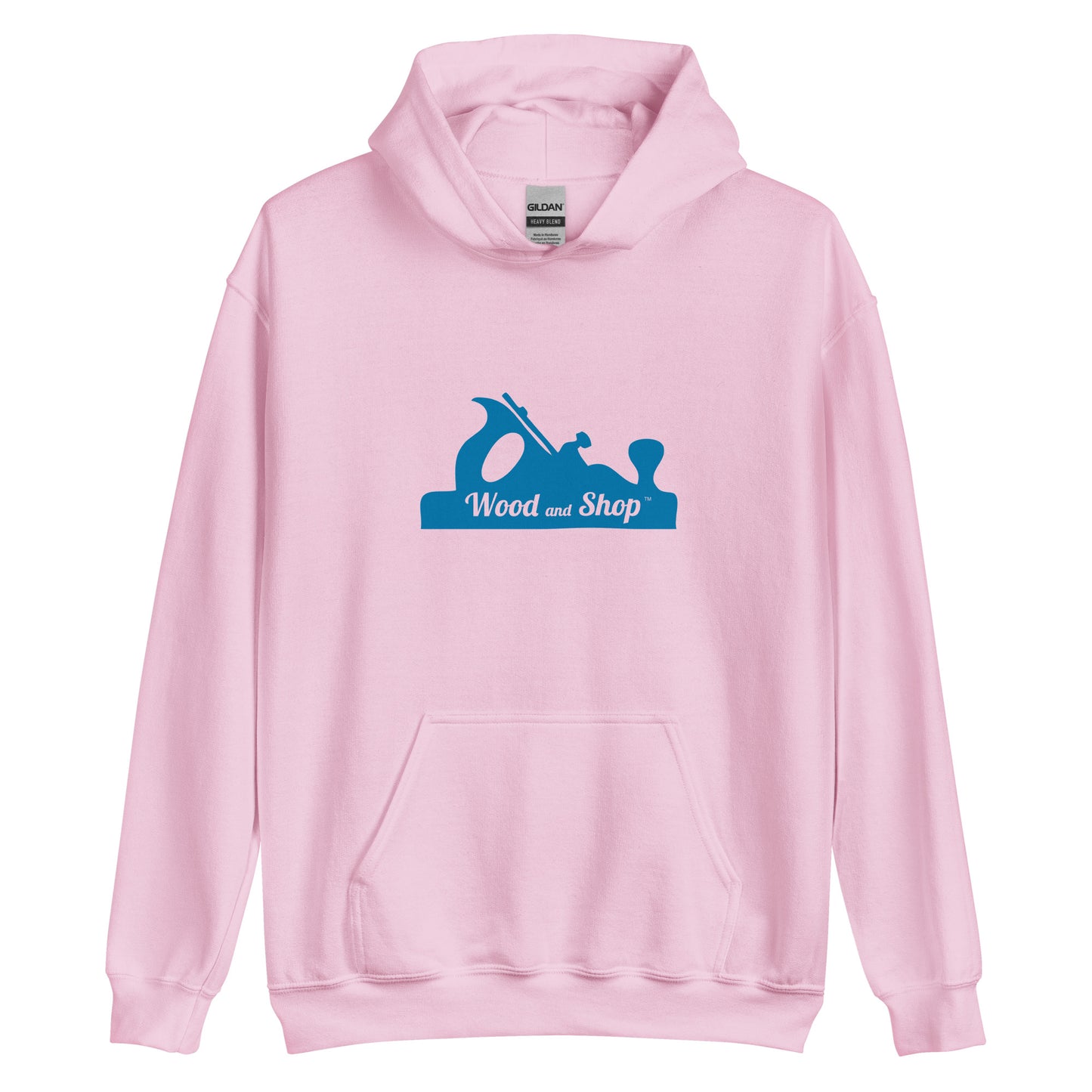 "Wood and Shop" Logo Unisex Hoodie for Woodworkers (Multiple Colors)