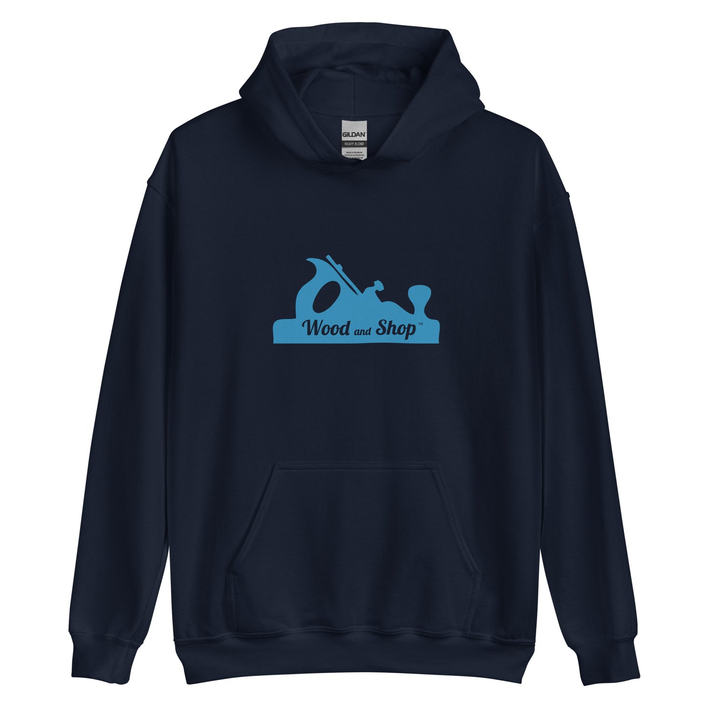 "Wood and Shop" Logo Unisex Hoodie for Woodworkers (Multiple Colors)