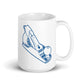 Bedrock Handplane Woodworking Gift Mug (Blue)