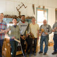 Students at the introduction to hand tool woodworking class