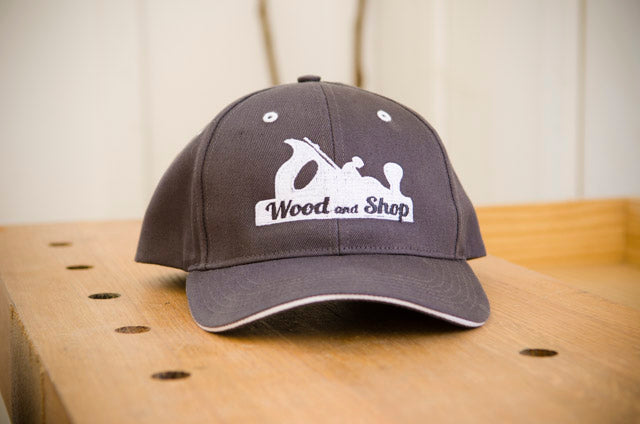 Woodworking baseball hat cap with wood and shop handplane logo