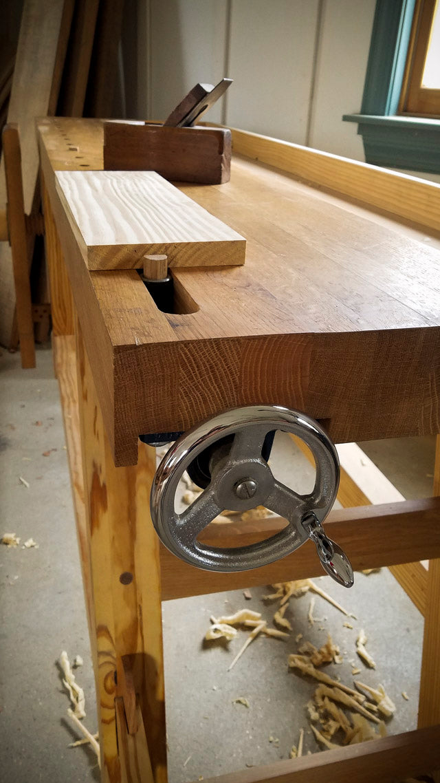 Wagon Vise or Tail Vise for Moravian Workbench