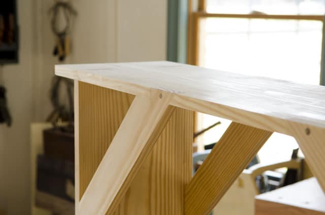 Joshua Farnsworth building a shaker bench for woodworking plans